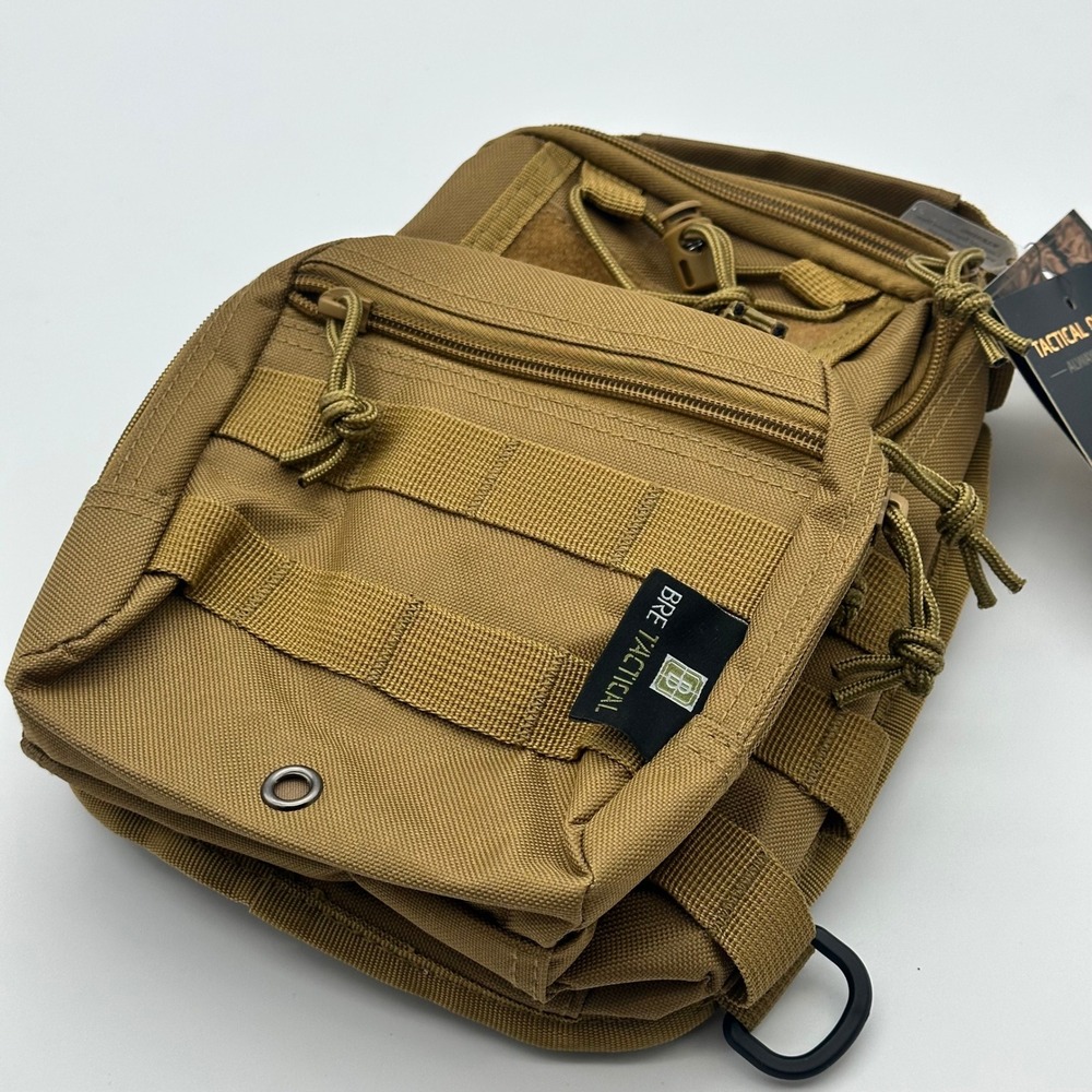 BRE Tactical Outdoor BL050 Sling Bag Coyote Tan MOLLE EDC Shoulder Pack NEW